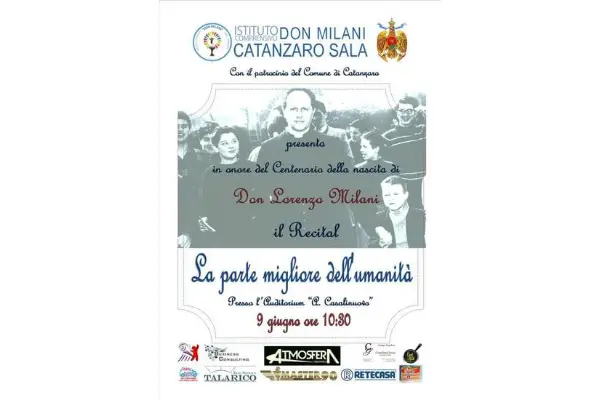 L’IC Don Milani-Sala presenta il recital “La parte migliore dell’umanità” in onore del centenario della nascita di Don Lorenzo Milani