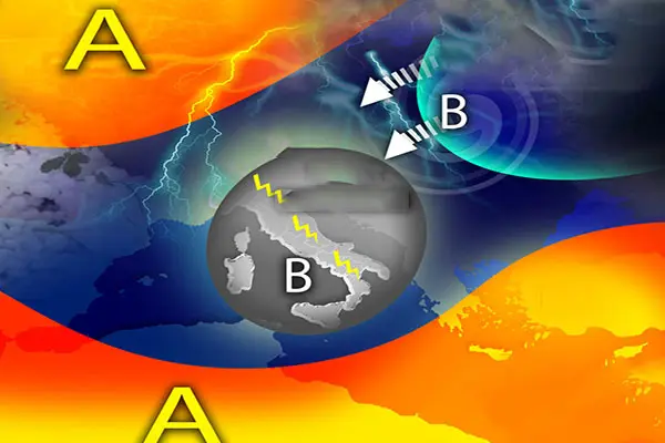 Mete: un weekend di estremi meteorologici: Caldo torrido e minaccioso vortice