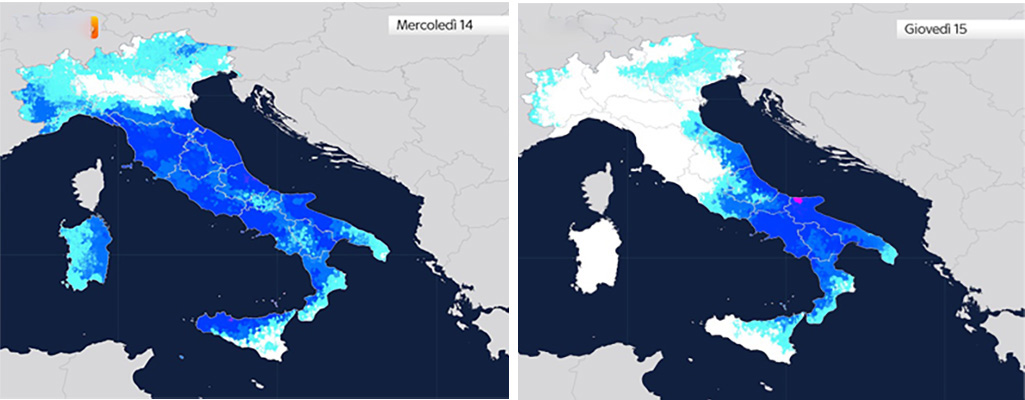 Meteo: Il ciclone mediterraneo minaccia temporali e nubifragi su diverse regioni"