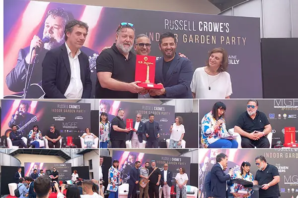 MGFF. Russell Crowe a Catanzaro: Inizia il Magna Graecia Music Tour con un Concerto Indimenticabile