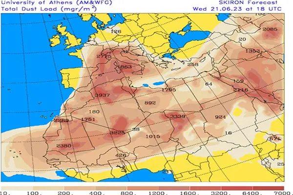 Meteo: la tempesta sahariana, cieli offuscati e sabbia ovunque! Ecco dove