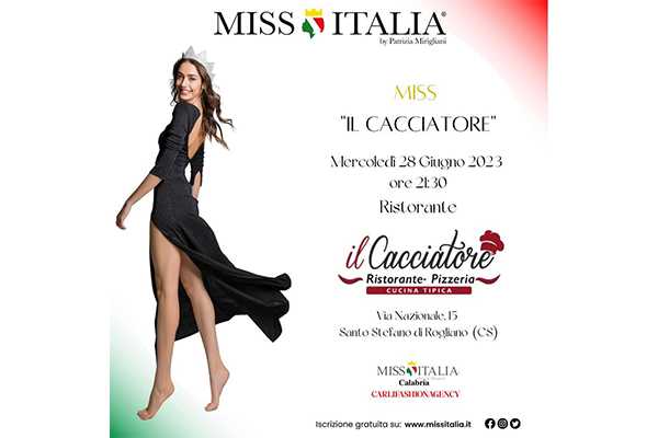 Ai nastri di partenza la nuova edizione di Miss Italia Calabria: prima tappa il 28 giugno a Santo Stefano di Rogliano