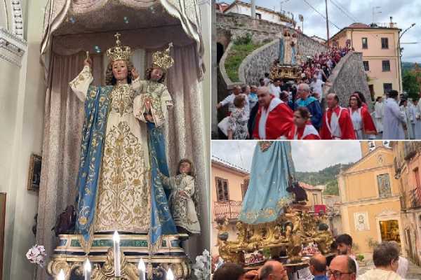 Emozionante celebrazione per la Madonna del Soccorso a Monterosso Calabro: Migliaia di fedeli rinnovano la loro devozione