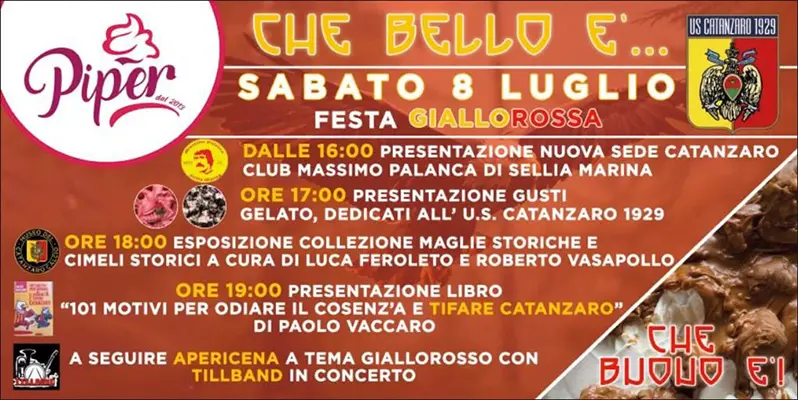 "Che Bello è... che Buono è". Non si fermano i festeggiamenti per la promozione del Catanzaro in Serie B. I dettagli