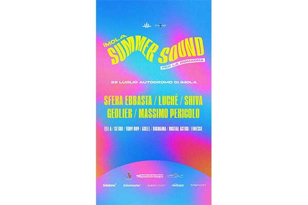 Imola Summer sound per la Romagna: sabato 29 luglio a Imola 7 ore di musica live, protagonisti Sfera Ebbasta, Luchè e Shiva. I dettagli