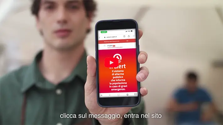 Oggi in Calabria: Test It-alert, Protezione Civile sperimenta un importante strumento per la prevenzione dei rischi