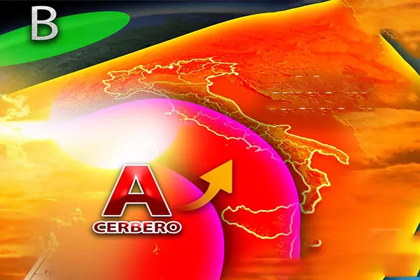 Meteo: weekend Infernale con l'anticiclone Cerbero, seguito da temperature da record da lunedì. I dettagli