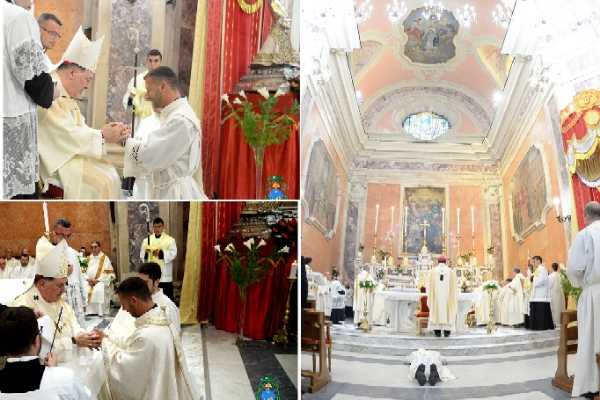 Mons. Claudio Maniago ordina Presbitero il Diacono Don Paolo Calabretta: Una gioia per l'Arcidiocesi di Catanzaro-Squillace