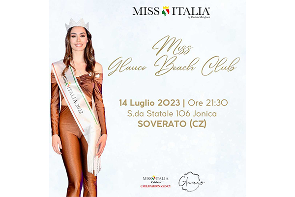 Miss Italia Calabria: al via le nuove selezioni. Ecco tutte le tappe ufficiali. Il 14 luglio al Glauco Beach di Soverato. I dettagli