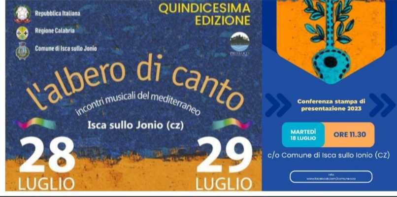 XV edizione del Festival 'L'ALBERO DI CANTO': Alla scoperta della tradizione e della musica calabrese