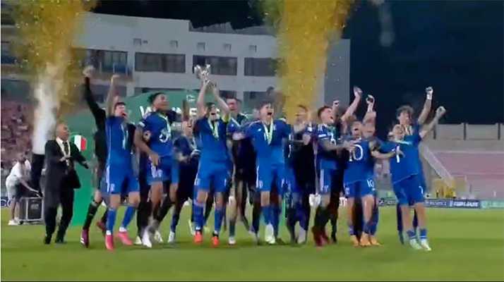 Calcio l'Italia Under 19 trionfa in Europa dopo 20 anni: 1-0 contro il Portogallo!