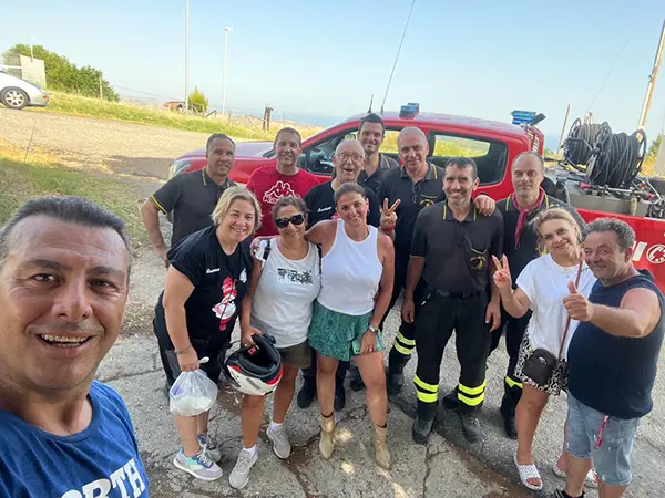 I Vvf di Catanzaro salvano escursionisti bloccati nelle Valli Cupe