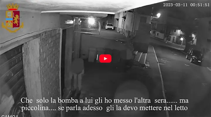 24enne Lametino arrestato per attentato con ordigno esplosivo. Video