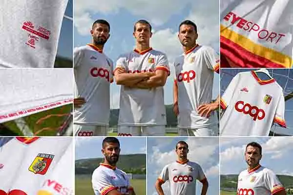 Calcio Serie B. Scopri la maglia Away dell'US Catanzaro 1929: design bianco perla con dettagli giallorossi