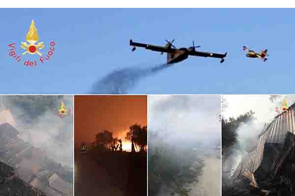VVF in missione di protezione: emergenza incendi in Calabria con oltre 70 roghi da fronteggiare. Tutti i dettagli
