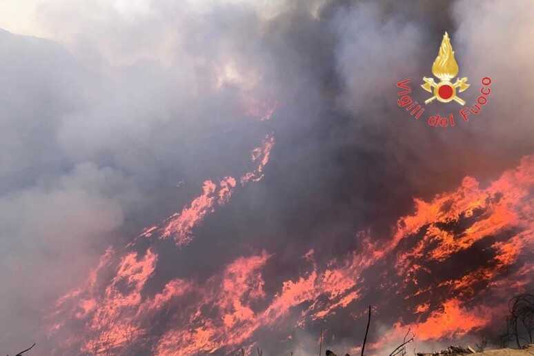 Calabria sotto assedio: Vvf combattono 80 incendi tra temperature record!