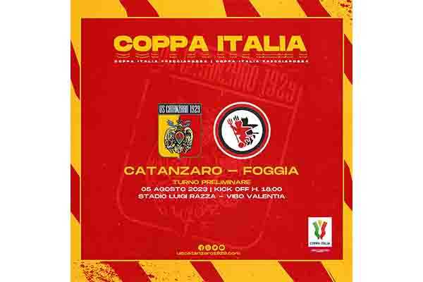 Calcio: I Giallorossi pronti a decollare nella Coppa Italia Frecciarossa - Catanzaro vs Foggia! Ecco dove vedere in diretta TV e streaming.