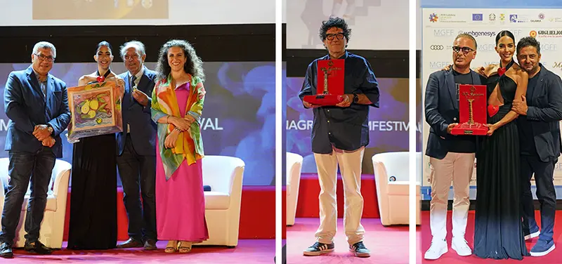 MGFF: colonne d’Oro a Rocio Munoz Morales e Daniele Cipri in attesa di Susan Sarandon