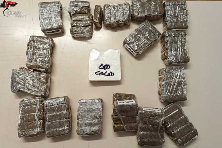 Cocaina e hashish nascosti in auto: arresto a Tortora con 8 chili di sostanze stupefacenti