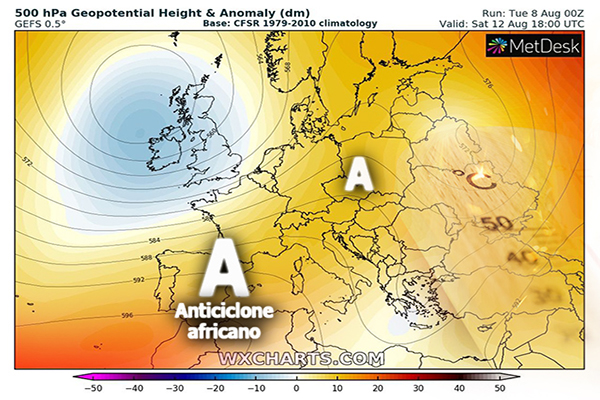 In arrivo un doppio anticiclone: caldo inarrestabile e aggiornamenti Meteo.