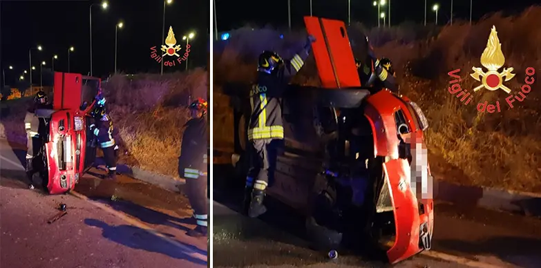 Grave incidente stradale nel soveratese: donna incastrata nell'abitacolo, intervento celere dei Vvf