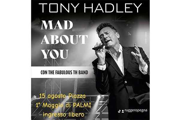 Ferragosto musicale internazionale in Calabria con il concerto di “Tony Hadley & The Fabulous Th Band” domani sera in piazza 1° Maggio di Palmi.