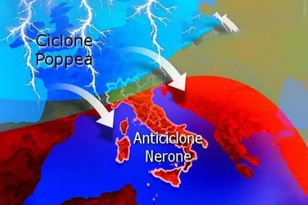 Previsioni Meteo. Weekend meteorologico in piena tensione: Poppea porta piogge, temporali e un brusco calo termico! Ecco i dettagli