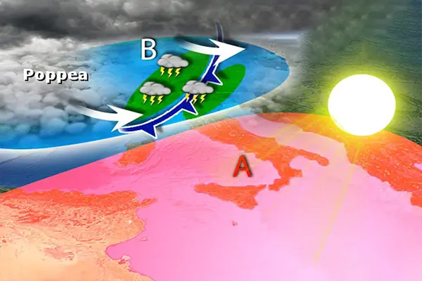 Cambiamento meteo imminente: ribaltone da caldo estremo a fresco perturbato in 24 ore! Tutti i dettagli