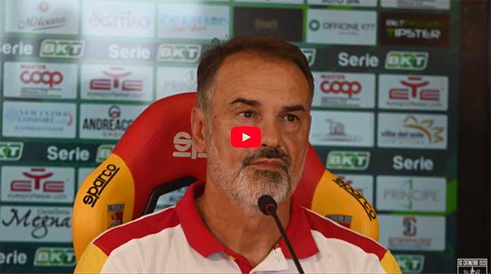 Calcio Serie B. Catanzaro-Ternana: Mister Vivarini presenta la sfida. Video