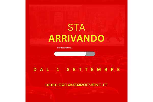 Nuovo Sito Web www.CatanzaroEvent.it: La Tua Guida agli Eventi Imperdibili a Catanzaro!