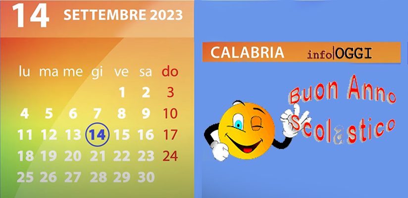 Calendario scolastico Calabria 2023-2024: inizio il 14 settembre, fine l'8 giugno, 203 giorni di lezione. Tutti i dettagli