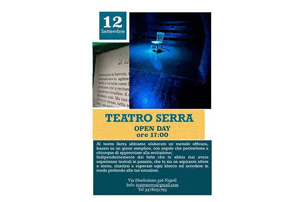 Un autunno ricco di eventi e proposte per il Teatro Serra