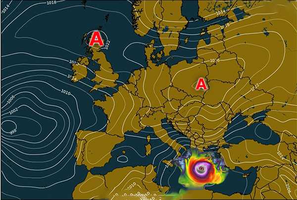 Emergenza Meteo: Protezione Civile: uragano mediterraneo minaccia 2 regioni del Sud Italia. Tutti i dettagli