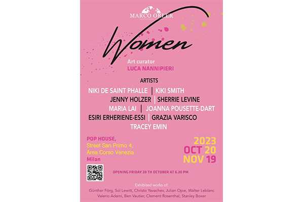 Marco Orler International Gallery presenta alla Pop House di Milano la mostra "Women"