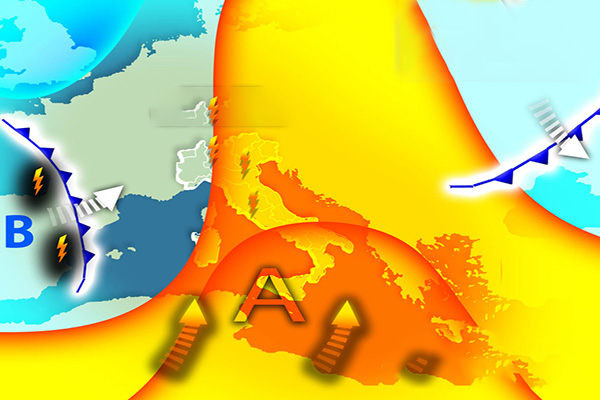 Meteo. weekend meteorologico: temporali intensi seguiti da un caldo africano record! I dettagli