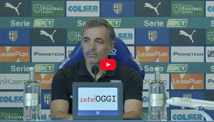 Calcio Serie B. Mister Pecchia: Parma pronto per la sfida contro il Catanzaro. Video