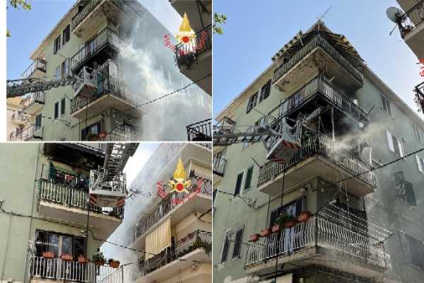 Incendio appartamento in Via Venezia: Vvf di Crotone Agiscono tempestivamente