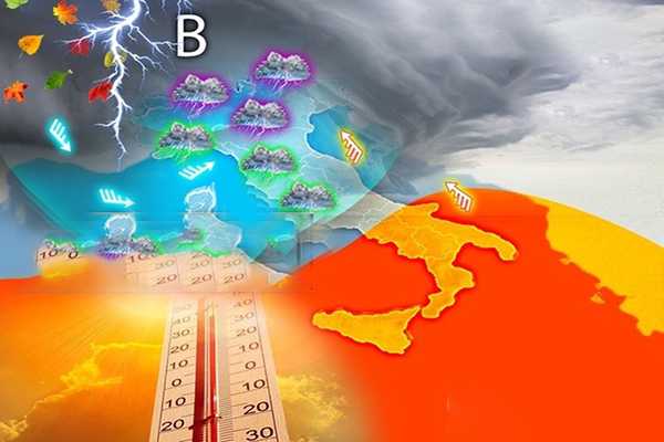 Allerta Protezione Civile: ciclone Equinoziale porta temporali, grandine e burrasche su 11 regioni. Tutti i dettagli