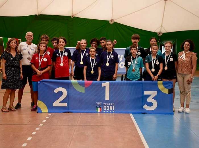 Tennistavolo: la rappresentativa FITeT Sardegna vince il Trofeo CONI 2023
