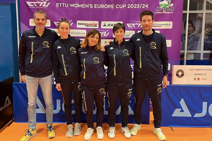 Tennistavolo Norbello: fuori dalla Europe Cup