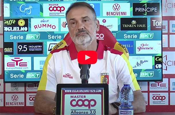 Calcio Serie BKT Mister Vivarini: Il Catanzaro Affronta il Cittadella con rispetto e determinazione. Video