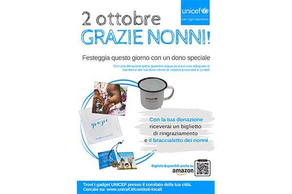 UNICEF Italia su Festa dei Nonni e delle Nonne (2 ottobre)