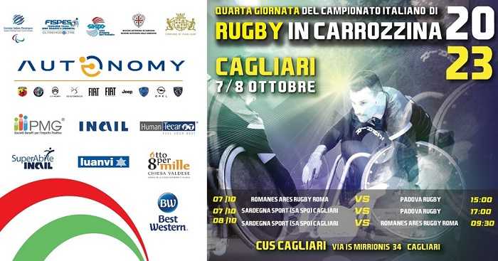Sa.Spo. Cagliari: arriva in Sardegna il campionato nazionale di rugby in carrozzina