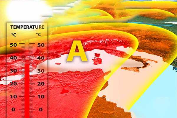 Previsioni meteo. Prossimi giorni di calore estremo a causa dell'anticiclone africano: ecco quando terminerà