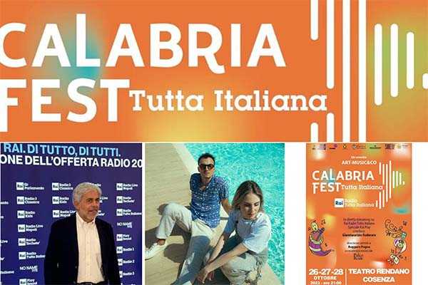 Tutto pronto per il “Calabria Fest Tutta Italiana” dal 26 al 28 ottobre al teatro rendano di Cosenza
