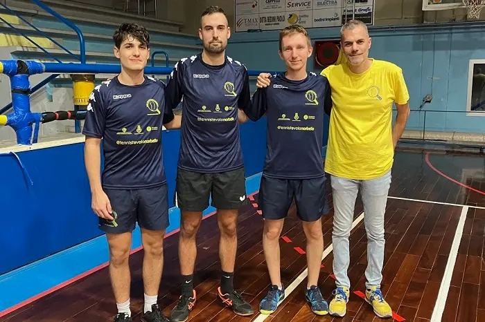 Tennistavolo Norbello: prima sconfitta in A1 maschile