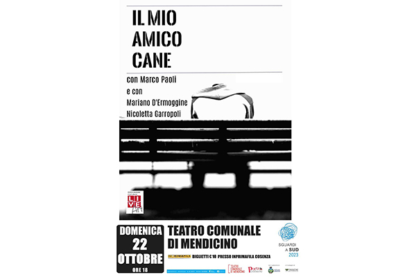 VI edizione Sguardi a Sud: il 22 ottobre, a Mendicino va in scena “Il mio amico cane”