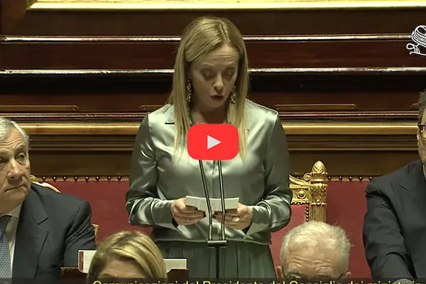 Diretta dal Senato della Repubblica. La Visione di Giorgia Meloni: Geopolitica, Migrazione e Sicurezza Interna. Video