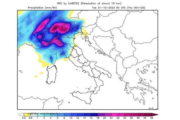 Previsioni meteo dell'ultima settimana di ottobre: Il ‘Vortice di Halloween’ porta piogge e temporali. Tutti i dettagli