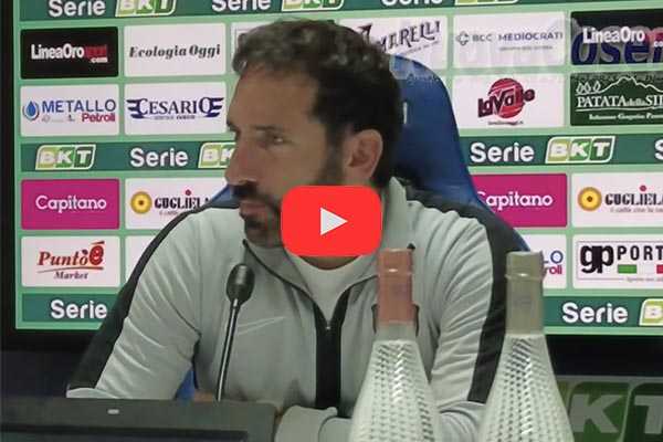 Calcio Serie BKT. La Vigilia di Spezia Vs Cosenza: Mister Caserta svela le carte. Video